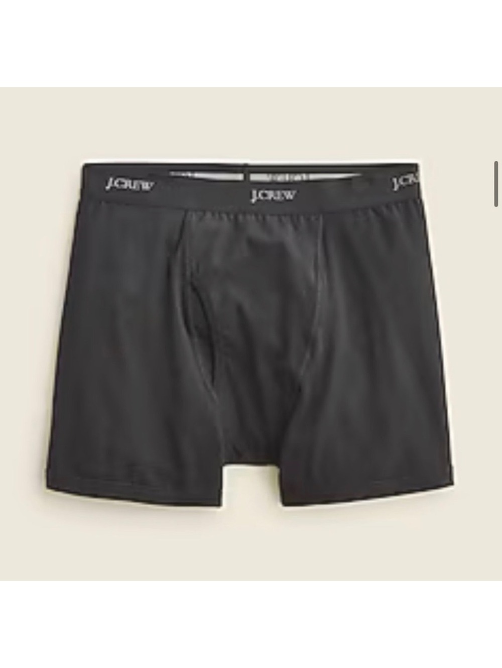 J.Crew Stretch 3" boxer briefs black size large